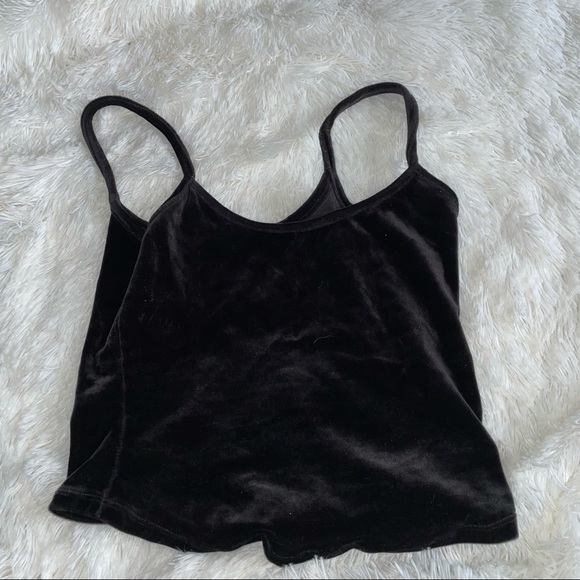 BLACK VELVET CAMI TANK TOP SIZE S - Picture 5 of 5